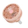 Car Fan 360 Degree Rotatable Cool Colorful LED Lights USB Powered Powerful Cooling Air for Vent Car Air Outlet view 1