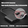 VGA to Hdmis Adapter Converters 1080P Video 3.5mm Input for PC Laptop to HDTV Monitors Projectors Plugs and Play VGA Male to Hdmis Female Converters view 4