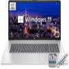HP 17.3" Touchscreen Business Laptop Computer, 12-Core Intel Core Ultra 7 255U (Up to 5.2 Ghz), 32GB DDR5 RAM 1TB SSD, Windows 11, Backlit Keyboard, SageNova Earphones, Docking Station, Silver view 1
