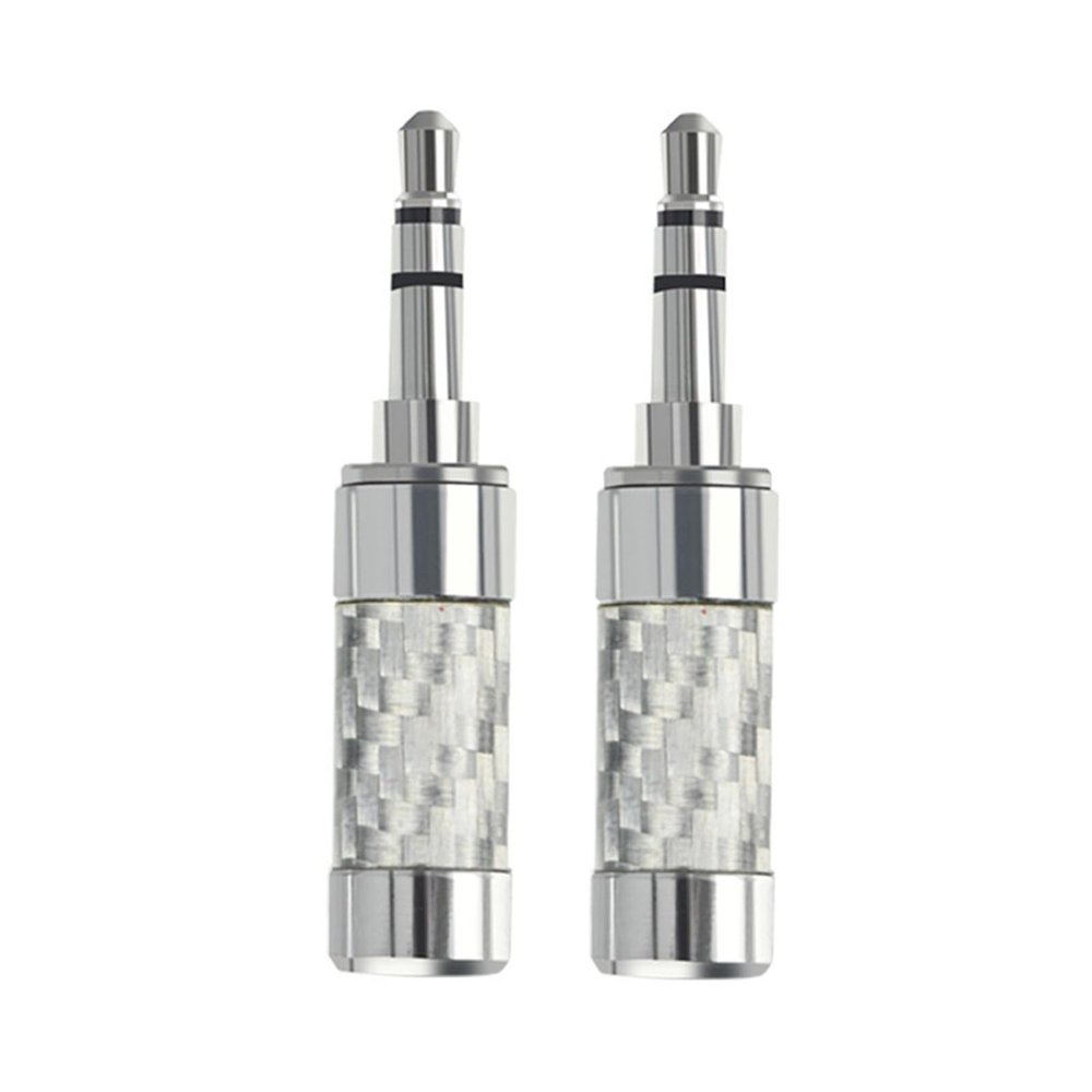 3.5mm Earphone Plugs Rhodium Plated Plugs for Music Lovers and HiFi Sound Headsets Headphone Adapter
