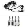 3.5mm Earphone Plugs Rhodium Plated Plugs for Music Lovers and HiFi Sound Headsets Headphone Adapter view 2