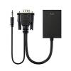 HDMIcompatible Female to VGA Male Converters 3.5mm Cable Adapter 1080PFHD Video Output for PC Laptop TVs Monitors Sound Video Adapter view 1