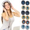 1 Pair Earpads Headphones Ear Pad Earphone Covers Improved Comfort for QC35 QC25 QC15 Replacement Spare Part Protein Leather Ear Cushion view 2