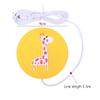 ZJchao USB Heating Silicone Coaster Cute Cartoon Animal Cup Warmer Mat Nonslip Pad Suitable for Coffee Tea Milk (191) view 3