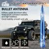 7.8in Free Combination DIY Car Truck Antenna,Universal Mast Compatible Chevy Silverado 1500 2500 3500 HD Avalanche Ford F150 F250 F350 Denali Heavy Duty Pickup Trucks AccessoriesBlue view 3
