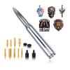 7.8in Free Combination DIY Car Truck Antenna,Universal Mast Compatible Chevy Silverado 1500 2500 3500 HD Avalanche Ford F150 F250 F350 Denali Heavy Duty Pickup Trucks AccessoriesSilver view 1