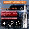 7.8in Free Combination DIY Car Truck Antenna,Universal Mast Compatible Chevy Silverado 1500 2500 3500 HD Avalanche Ford F150 F250 F350 Denali Heavy Duty Pickup Trucks AccessoriesSilver view 4