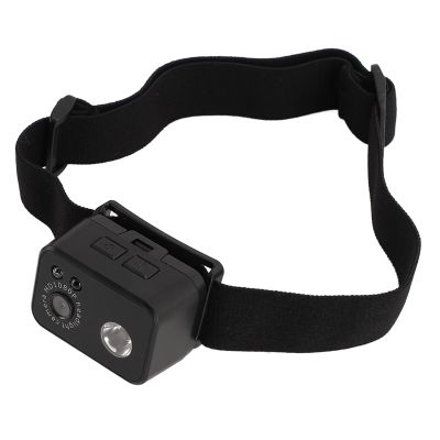 Dpofirs Head Mounted Camera, Support 128GB Night Light Walking Action Head Mount for Cycling