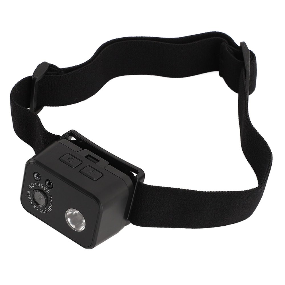 Dpofirs Head Mounted Camera, Support 128GB Night Light Walking Action Head Mount for Cycling