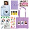 FUJIFILM INSTAX Mini 12 Holiday Bundle 2025 | Pastel Blue with Extra Instax Mini Film + 4pk AA Batteries & Cleaning Cloth (10 Items) view 1