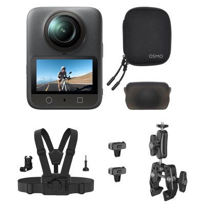 DJI Osmo 360 Road Cycling First-Person Combo, 360 Camera with 1-Inch 360 Imaging, Native 8K 360 Video, 4K/120fps & 170 Boost Video, Biking Accessory Kit, Action Camera for Biking