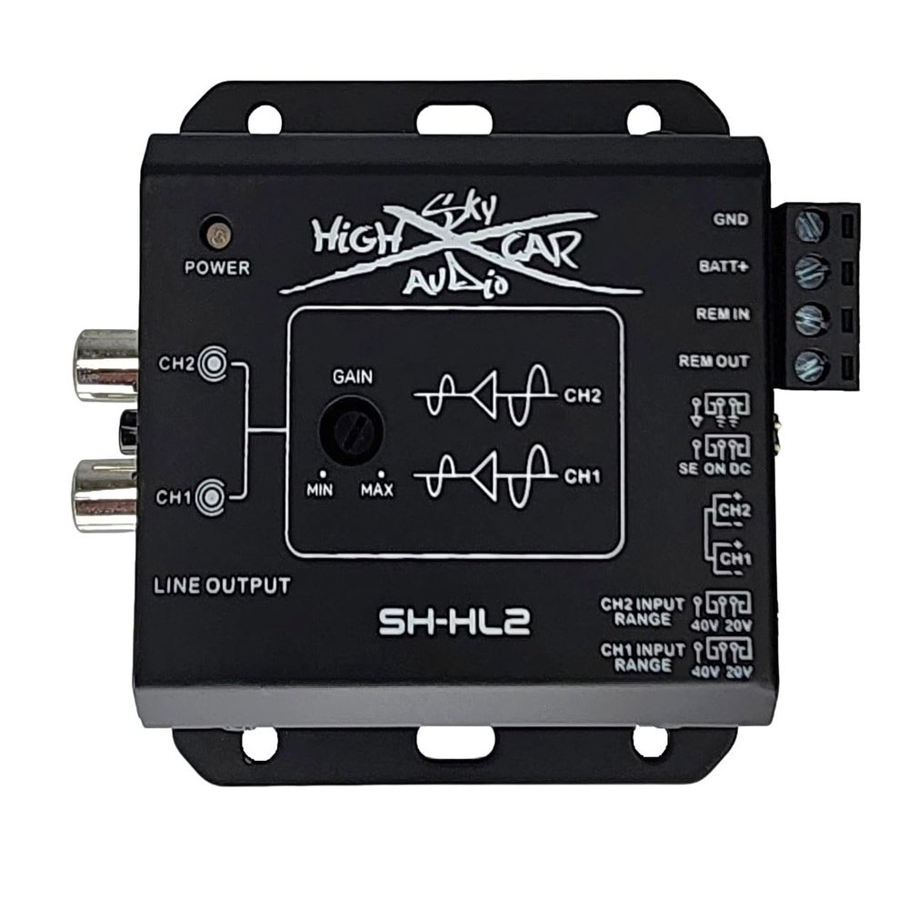 Sky High Car Audio 2 Channel Hi to Low Converter