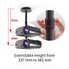 RHNLMGKL PS105 Projector Retractable Ceiling Bracket with 1/4" Mounting Screws Projector Wall Mount Projection Bracket view 2