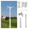6 8 10 12 13 15 16 19.7ft Security Camera Pole Outdoor, Universal Surveillance Camera Post Stand with 40cm Lightning Rod, CCTV Pole Backyard Walkway(ligjt grey,236.2in/600cm) view 1
