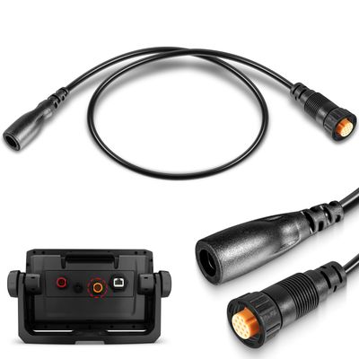 Replacement for 010-12718-00 Adapter Cable, 4-Pin Transducer to 12-Pin Sounder Adapter Cable Compatible with echoMAP Chirp, ECHOMAP Plus, UHD, UHD2, Ultra, Ultra2, GPSMAP,LiveScope Series