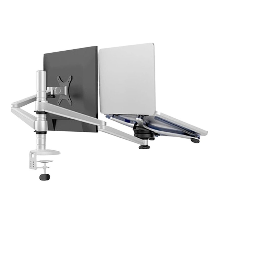 UUJHIKXD OA-7X Desktop 27 Inch LCD Monitor Stand + 10-15.6 Inch Laptop Stand Full Motion