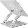 Adjustable Laptop Stand, Recliner Foldable Laptop Holder Portable Computer Stand Aluminum Laptop Riser with Non-Slip Silicone Two-axis Free Adjustment Design, Compatible with 11'' -17''(#2) view 1