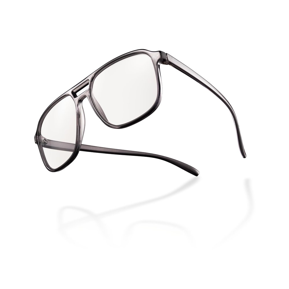 Prospek SHADOW Blue Light Blocking Glasses - Clear Lens for Office & Meetings - Daytime Computer Gaming Eyewear 9am-6pm - Reduce Eye Strain Headaches - Professional Style for Men Women