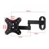 NZXEDVHU Adjustable TV Wall Mount Swivel Bracket TV Stand for 14 to 27 Inch LCD LED Monitor Flat Panel view 2