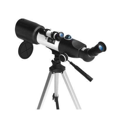 Refracting Telescope for Kids Beginners, Portable with Adjustable Tripod, Carry Bag for Easy Storage Travel
