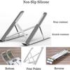 Adjustable Laptop Stand, Recliner Adjustable Computer Stand Aluminum Desktop Laptop Holder with Non-Slip Silicone Collapsible Ergonomic, Compatible with 11'' -17''(#2) view 2
