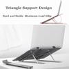 Adjustable Laptop Stand, Recliner Adjustable Computer Stand Aluminum Desktop Laptop Holder with Non-Slip Silicone Collapsible Ergonomic, Compatible with 11'' -17''(#2) view 4