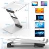Adjustable Laptop Stand, Portable Foldable Laptop Riser Aluminum Alloy Laptop Stand with ABS Plastic Non-Slip Silicone Compatible with 11'' -17'' Notebook MacBook Tablets(#1) view 2