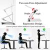 Adjustable Laptop Stand, Portable Foldable Laptop Riser Aluminum Alloy Laptop Stand with ABS Plastic Non-Slip Silicone Compatible with 11'' -17'' Notebook MacBook Tablets(#1) view 3
