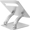 Adjustable Laptop Stand, Recliner Foldable Laptop Holder Portable Computer Stand Aluminum Laptop Riser with Non-Slip Silicone Two-axis Free Adjustment Design, Compatible with 11'' -17''(#1) view 1
