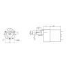 1pcs High Torque DC Gear Motor 12V/24V - JGB37-520 Electric Lock Motor with Adjustable Speed and Reversible Function(600RPM 24v) view 4