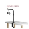 Desktop C-Stand Flexible Shape mounting Metal Bracket 5 kg Load Support Ball Head view 4