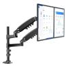 UUJHIKXD H180 22"-32" Dual Monitor Desk Stand Arm Gas Spring Full Motion LCD TV Mount 2-12kg Double Arm Clamp Bracket(H160) view 1
