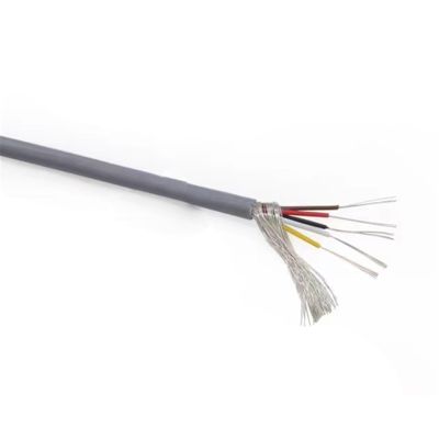 ACFFVBW Coiled Extension Cord, 1 Meter UL2547 PVC Shielded Headphone Cable 2-8 Cores 18-30 AWG Tinned Copper(28 Awg,5Cores)