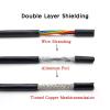 ACFFVBW Coiled Extension Cord, UL2464 Shielded Wire 22-26AWG 2-10 Cores Meters Copper Signal Control Sheathed Cable(6 Cores,24AWG 2 Meters) view 3