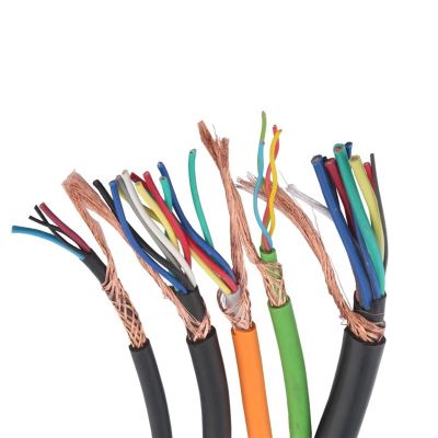 ACFFVBW Coiled Extension Cord, CNC Router Engraving Machine Shielded Cables for Stepper Spindle Motor and Signal Line 1m(Signal Line 6x0.3)