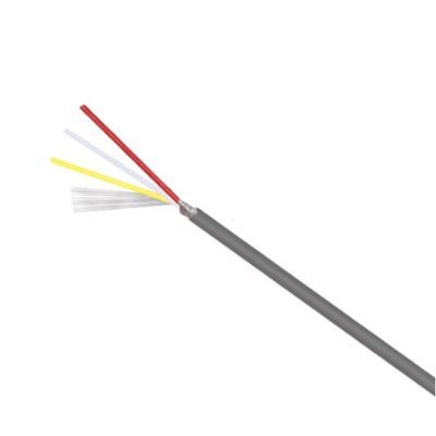 ACFFVBW Coiled Extension Cord, 1 Meter UL2547 PVC Shielded Headphone Cable 2-8 Cores 18-30 AWG Tinned Copper(18 Awg,3Cores)