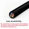 ACFFVBW Coiled Extension Cord, Double Layer Shielded Cable Pack of Multiple Cores 18-26 AWG 2-24 Core Pure Copper PVC Sheath(4cores,22AWG 0.3mm 5meter) view 3