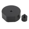 Satellite Tripod Adapter Aluminum Alloy 1/4in20 3/8in16 Thread Satellite Tripod Mount Bracket Adapter for Camping Travel view 1