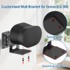 Chunxiao Speaker Mount for Sonos Era 300 Wall Mount Black -Tilt +15/-30 & Swivel 30 Adjustable Wall Bracket for Era 300 Wall Mount with Cable Management for Surround Sound, 2 Pack view 2