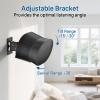 Chunxiao Speaker Mount for Sonos Era 300 Wall Mount Black -Tilt +15/-30 & Swivel 30 Adjustable Wall Bracket for Era 300 Wall Mount with Cable Management for Surround Sound, 2 Pack view 3