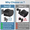Chunxiao Speaker Mount for Sonos Era 300 Wall Mount Black -Tilt +15/-30 & Swivel 30 Adjustable Wall Bracket for Era 300 Wall Mount with Cable Management for Surround Sound, 2 Pack view 4