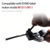 Aluminum 3D Manual Embossing Metal Label Maker Refill Compatible with M1011 M11 12mm*4.8m (12mm*6.4m) view 3