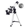 Astronomical Refracting Telescope for Kids Beginners, Portable Travel Telescope with Tripod for Moon Viewing view 1