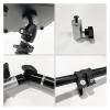 RHNLMGKL Projector wall mount bracket 360 degree floor stand height adjustable punch-free bedside hanger load-bearing 4KG view 4