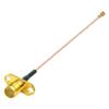 bodateng LIHUA RP SMA Female 2-Hole Panel Inner Pin to U.FL RG178 Cable Ja-ck Connectors Adapter(20cm) view 1