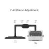 NZXEDVHU OL-3L PRO Aluminum Height Adjustment Desktop 17-32 Inch Monitor Mounting Gas Spring Arm + 12-17 Inch Laptop Stand Full Movement(OL-3L-PRO-B) view 3