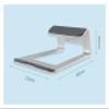 HFFFXRCY AP-1 Aluminum Alloy 11-15 Inch Laptop Stand Laptop Cooling with 18 Degree Viewing Cable Manager(Silver) view 2