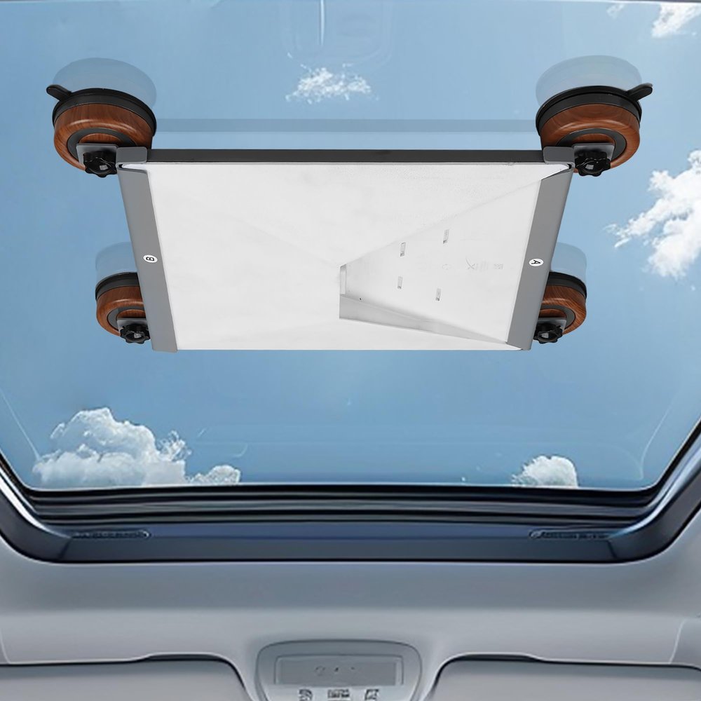 Starlink Mini Car Suction Cup Mount, Starlink Mini Mounting Kit Accessories Secure, for Car Windows & Sunroofs, Strong Suction for Stable Satellite Signal on RVs, Boats, Road Trips, Rotating Vacuum