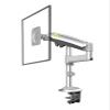 UUJHIKXD H100 Gas Spring 22-35 Inch LCD LED Monitor Stand Arm Fully Dynamic Desktop Ergonomic Monitor TV Mounting Bracket Load 2-12 kg(Silver) view 1