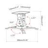 Mini Projector Ceiling Wall Mount Bracket Aluminum Bracket view 2